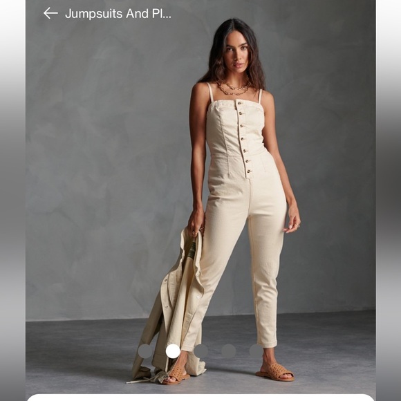 Superdry Button Through Jumpsuit - Picture 13 of 16